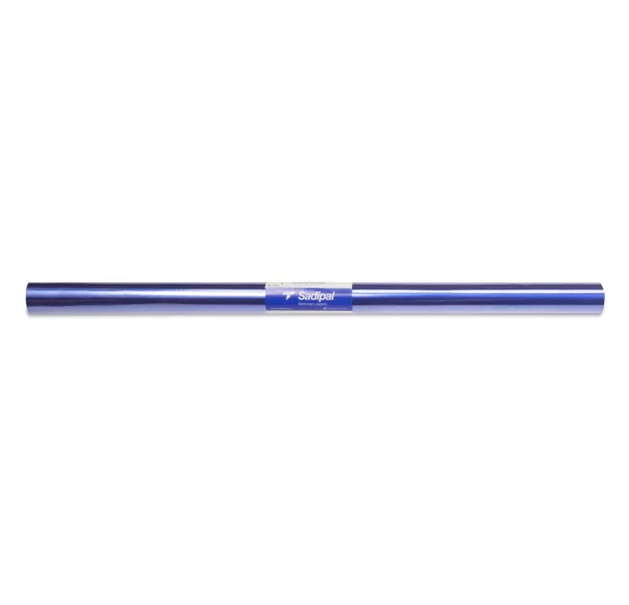 PAPEL ALUMINIO 0,50CMSX10M 25H ROLLO AZUL SADIPAL 12702