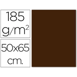 CARTULINA 50X65CMS 25H 185GRS CHOCOLATE GUARRO 200040242