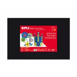 GOMA EVA NEGRO 40X60 ESPESOR 2MM APLI 12768 12783