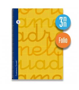 Cuaderno fº 3mm 80h 70g t.dura naranja lamela 7fte003n 53728 - 7FTE003N