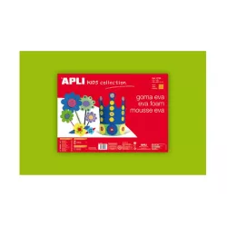 GOMA EVA VERDE CLARO 40X60 ESPESOR 2MM APLI 12762 12777