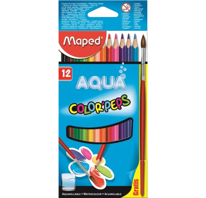 PINTURA MADERA ACUARELABLE C.12 MAPED 836011