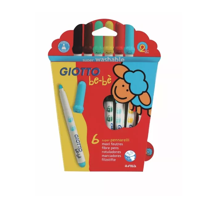 ROTULADOR INFANTIL BE-BE GIOTTO 6U. FILA 460500 466600 469800