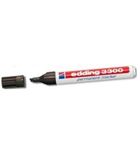 Rotulador permanente biselada recarg negro edding 3300-01