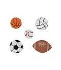 Balones adhseivos goma eva 2mm 64u. fixo kids 68016000