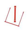 Encuadernador fastener plastico d-clips rojo 100 und q-connect 51871 - 51871