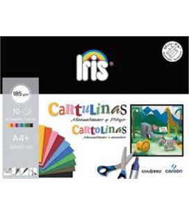 Cartulinas iris 185gr 24x32 mini pack 10 h surtidas guarro c200406282