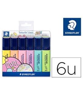 Marcador fluorescente estuche 6 colores pastel staedtler 364 cwp6 04984 - 364 CWP6