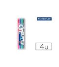 Rotulador triplus brilliant colours 4u. staedtler 338 sb4