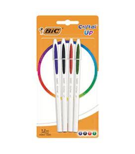 Boligrafo boli cristal up 4 colores blister bic 949871 49464 - 949871