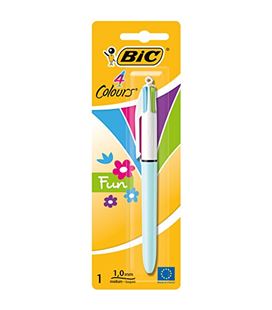 Boligrafo boli retractil 4 colours fun blister bic 887776 21912 - 887776