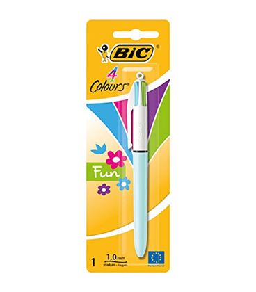 Boligrafo boli retractil 4 colours fun blister bic 887776 21912 - 887776