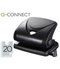 Taladro 2 agujeros 20 hojas negro q-connect 25516 kf01234