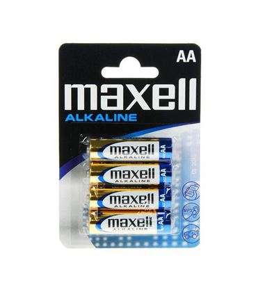 Pila alkalina lr6 aa blister 4 unidades maxell 16376 - 151127