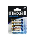 Pila alkalina lr6 aa blister 4 unidades maxell 16376