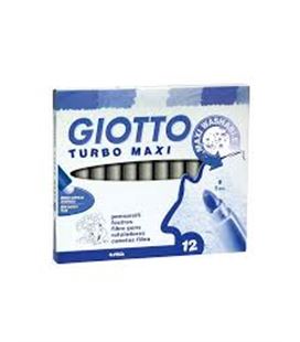 Rotulador turbo maxi gris 12u. giotto 456025 - 456025