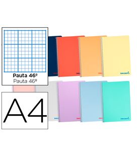 Cuaderno fº nº46 80h tapa pp 60grs surtido liderpapel bf84 08935 77497 - 08935