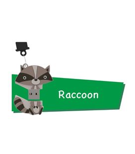 Memoria usb 16gb raccoon cartoon pryse 90053