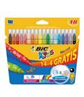 Rotulador escolar 18u kids bic 937510 103233