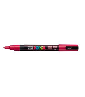Rotulador 1,5mm rojo oscuro "14" pc-3m posca uni 20233