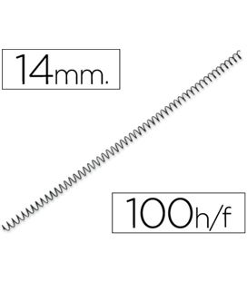 Espiral metalica 14mm negras (caja 100) paso 5:1 q-connect kf04431 - 64072