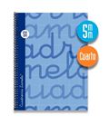 Cuaderno 4º 5mm 80h 70g tapa dura azul lamela 7cte005a - 7CTE005A