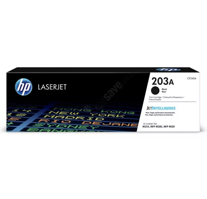 TONER LASER NEGRO HP CF540A