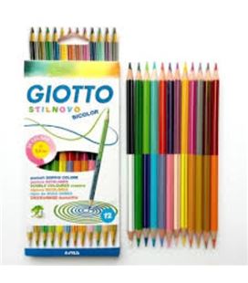 Pintura madera stilnovo bicolor 12unidades/24 colores giotto 256900