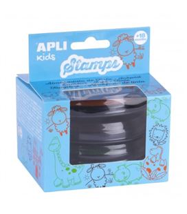 Tinta para sellos pack.3 unidades verde, naranja y marron apli 14872 - 14872