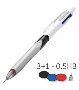 Boligrafo boli + portaminas retractil 4 colours bic 942104 44970