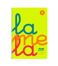Cuaderno fº 4mm 80h 90g tapa plastic amarillo fluor lamela 7ftp004a - 7FTP004A