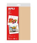 Fieltro a4 piel 10hojas apli 13573 - 13573