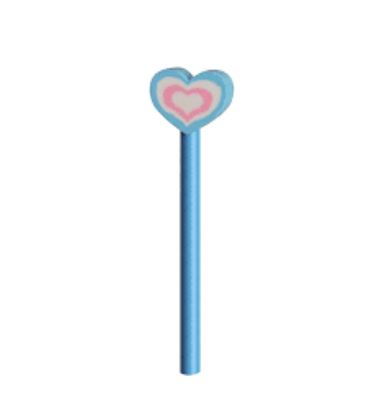 Lapiz goma de borrar corazones apli 14471 - 14471