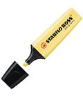 Marcador fluorescente amarillo pastel boss original stabilo 70/144 - 70-144