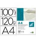 Papel verjurado a4 120grs 100h blanco liderpapel vj02