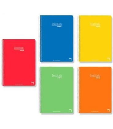 Cuaderno fº liso 80h 90grs tapa dura surtido pacsa 16288 - 16288