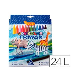 Pintura de cera triwax 24u. jovicolor jovi 973/24