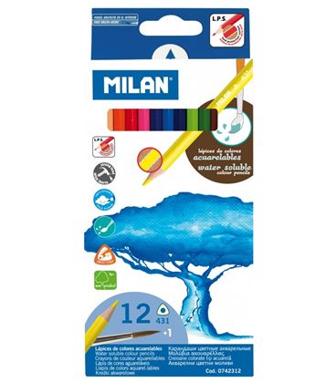 Pintura madera acuarelables c.12 431 milan 0742312 - 0742312_BOX