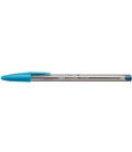 Boligrafo boli 1.6mm turquesa cristal fun bic 929074