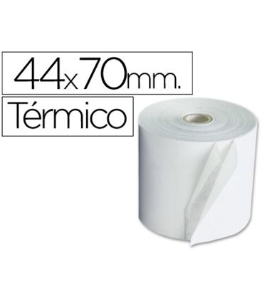 Papel termico 44mmx70mts 10 unidades q-connect kf00856 - 35091