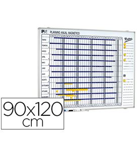 Planning magnetico anual 90x120cm planning 1000/50