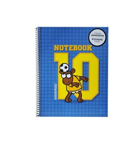 Cuaderno a4 5x5 120h futgol kukuxumusu miquelrius 2076