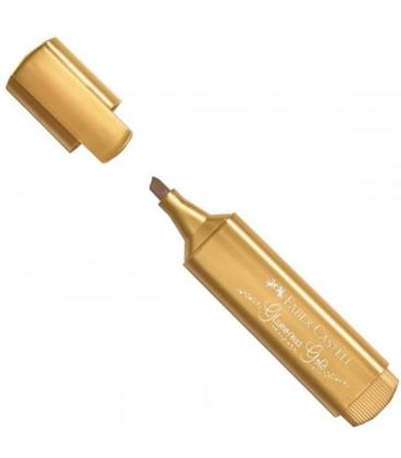 Marcador fluorescente metalico oro textliner faber castel 154650 546504 - 62679