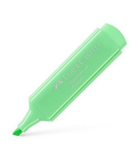 Marcador fluorescente pastel verde claro textliner faber caste154666 546665