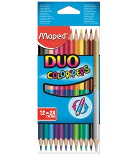 Pintura madera duo 12 unidades 24 colores maped 8296003 29600