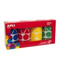 Gomet rollo surtido formas 4uds apli 10753