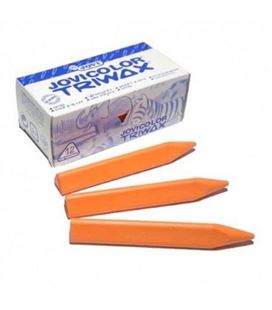 Pintura de cera triangular naranja triwax c.12 jovi 973/07 - 973-07