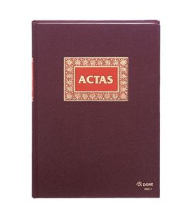 Libro contable fº actas 50h dohe 09921 - 09921