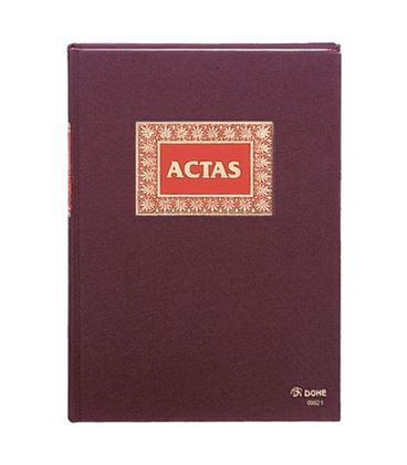 Libro contable fº actas 50h dohe 09921 - 09921