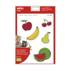 GOMET BOLSA ETIQUETAS MAXI FRUTAS 2H APLI 12823
